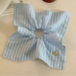 Handmade Hair Accessories - Blue light hair scrunchies